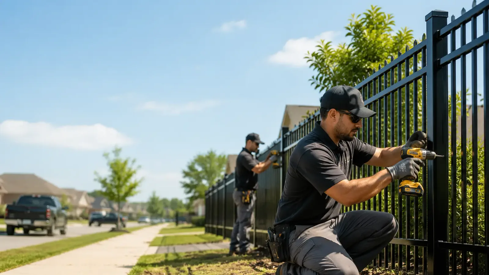 Metal Fence Installation in Hillister, TX